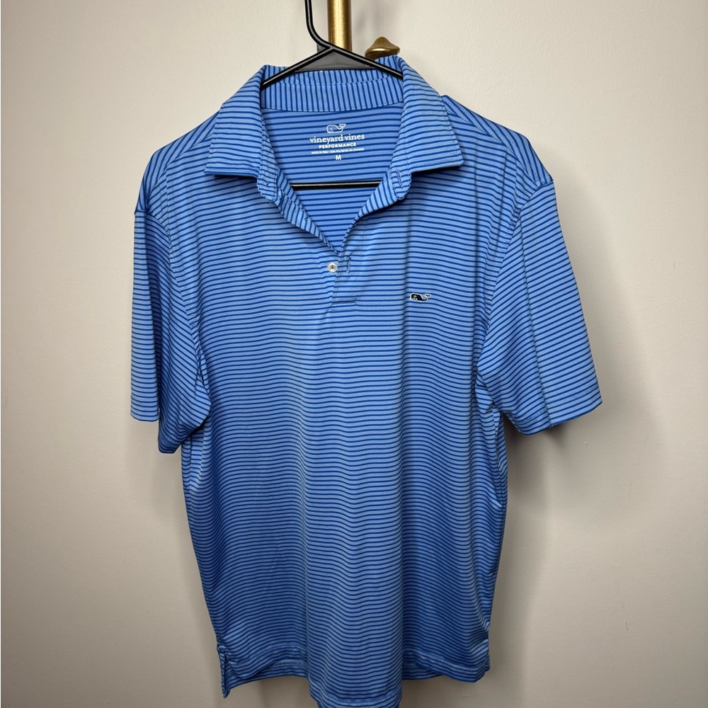 Vineyard Vines Men's Light Blue Polo Shirt